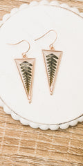 Beautiful Foliage Drop Earrings